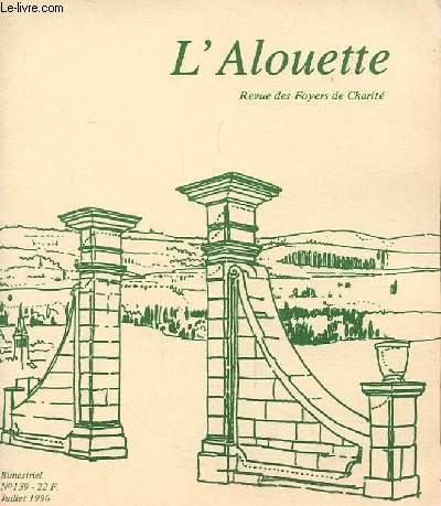 L'ALOUETTE revue des foyers de charit