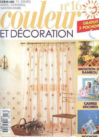 COULEUR ET DECORATION n16 - Techniques 30 