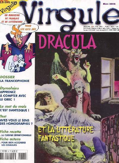 VIRGULE n°6 - dracula et la litterature fantastique