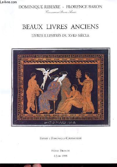 CATALOGUE BEAUX LIVRES ANCIENS - livres illustrs du XVIIIe sicle