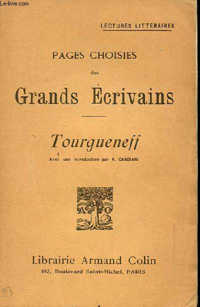 PAGES CHOISIES DES GRANDS ECRIVAINS. INTRODUCTION. L'INGRATITUDE D'ARINA. UN 