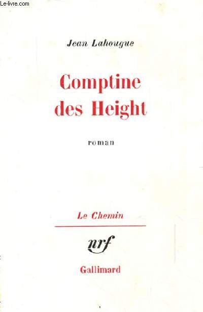 COMPTINE DES HEIGHT. ROMAN