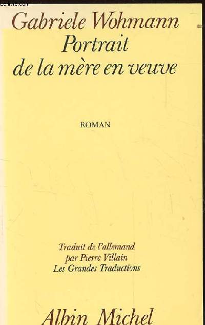PORTRAIT DE LA MERE EN VEUVE