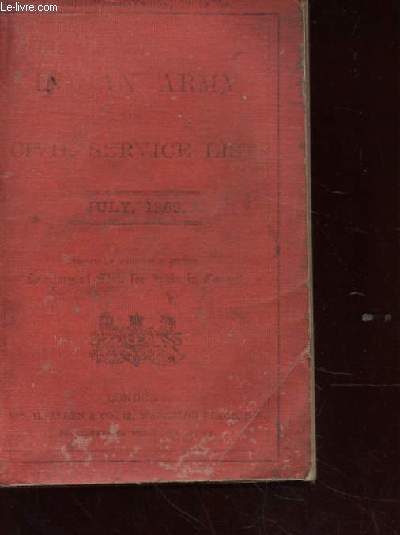 THE INDIAN ARMY AND CIVIL SERVICE LIST