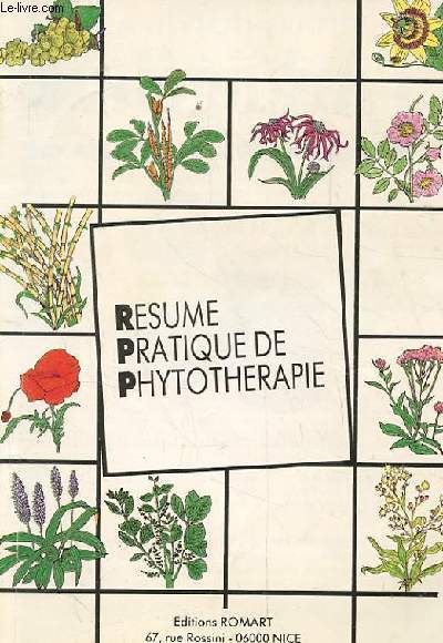 RESUME PRATIQUE DE PHYTOTHERAPIE