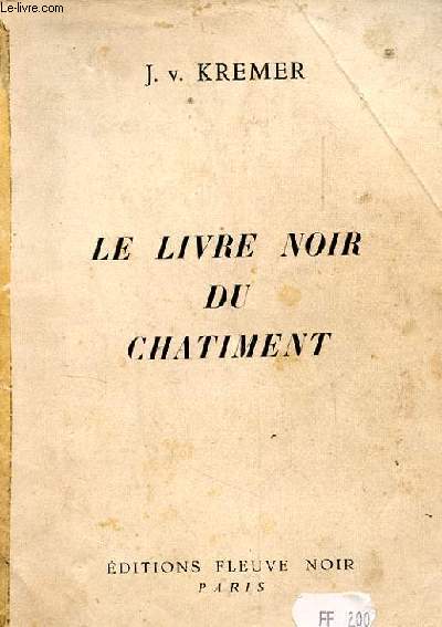 LE LIVRE NOIR DU CHATIMENT