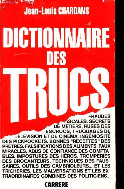 DICTIONNAIRE DES TRUCS.