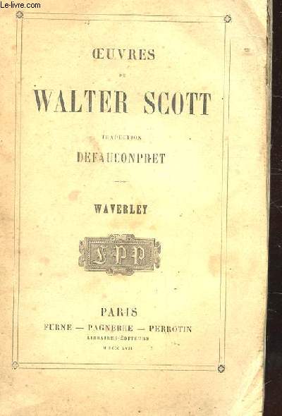 OEUVRES DE WALTER SCOTT. WAVERLEY