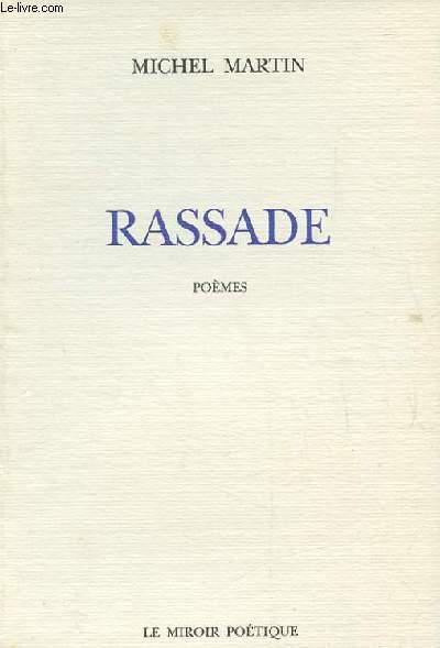 RASSADE. POEMES