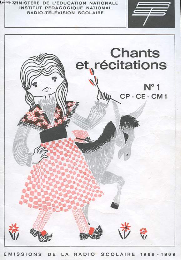 CHANT ET RECITATIONS N1. CP - CE - CM1.