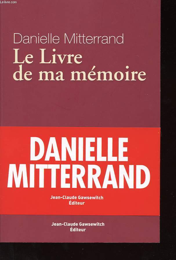 LE LIVRE DE MA MEMOIRE