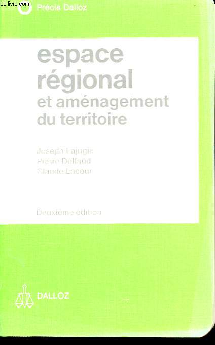 ESPACE REGIONAL ET AMENAGEMENT DU TERRITOIRE