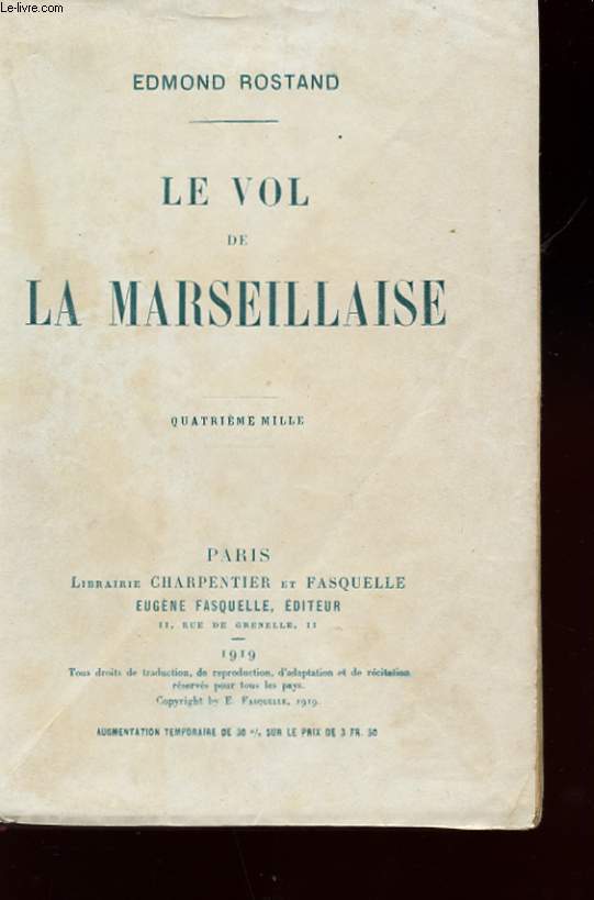 LE VOL DE LA MARSEILLAISE. 4 EME MILLE