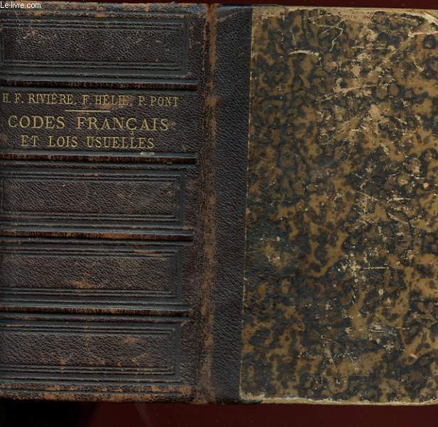 CODES FRANCAIS ET LOIS USUELLES. DECRETS ORDONNANCES ET AVIS DU CONSEIL D'ETAT QUI LES COMPLETENT OU LES MODIFIENT. CONFORME AUX TEXTE OFFICIELS AVEC UNE CONFERENCE DES ARTICLES BASEE PRINCIPALEMENT SUR LE JURISPRUDENCE ANNOTES DES ARRETS DE LA COURS DE..