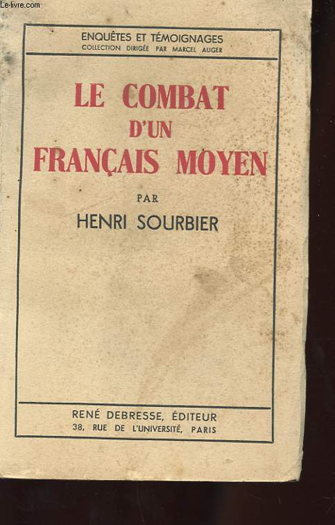 LE COMBAT D'UN FRANCAIS MOYEN