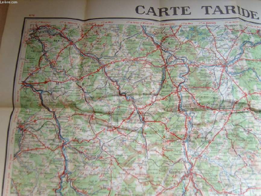 CARTES TARIDE N6 ROUTIERE. LORRAINE, VOSGES.