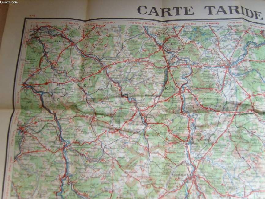 CARTES TARIDE N6 ROUTIERE. LORRAINE, VOSGES.