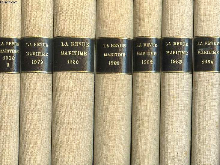 LA REVUE MARITIME. ANNEE 1974 A 1984