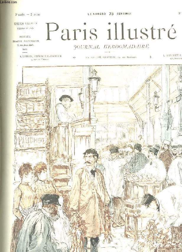 PARIS ILLUSTRE. JOURNAL HEBDOMADAIRE. N19. 5 EME ANNEE. 2EME SERIE. LA CRIEE DI GIBIER AUX HALLES