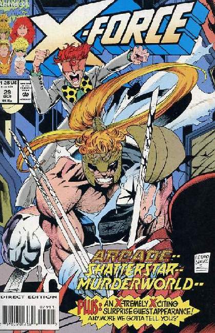 X-FORCEVOL 1 N29 ARCADE... SHATTERSTAR.. MURDERWORLD