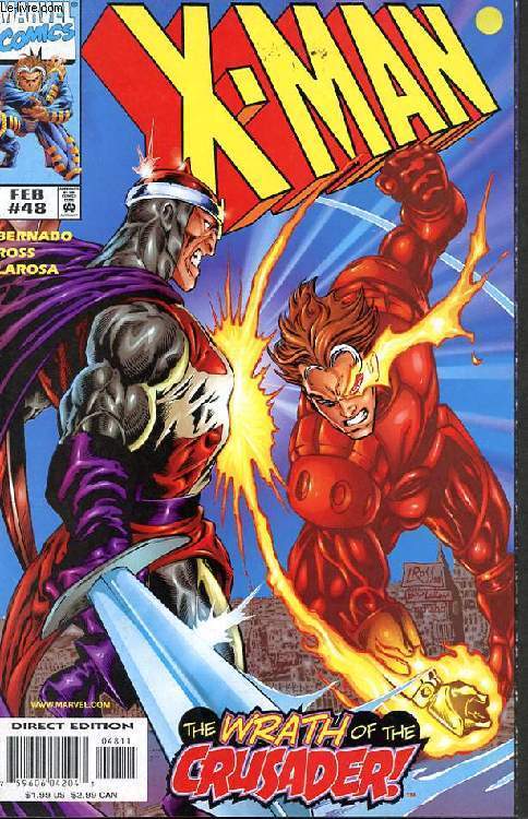 X-MAN VOL 1 N48. THE WRATH OF THE CRUSADER!
