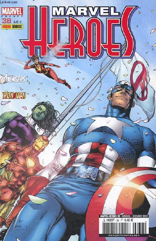 MARVEL HEROES. N36. LES ALLEES DU POUVOIR