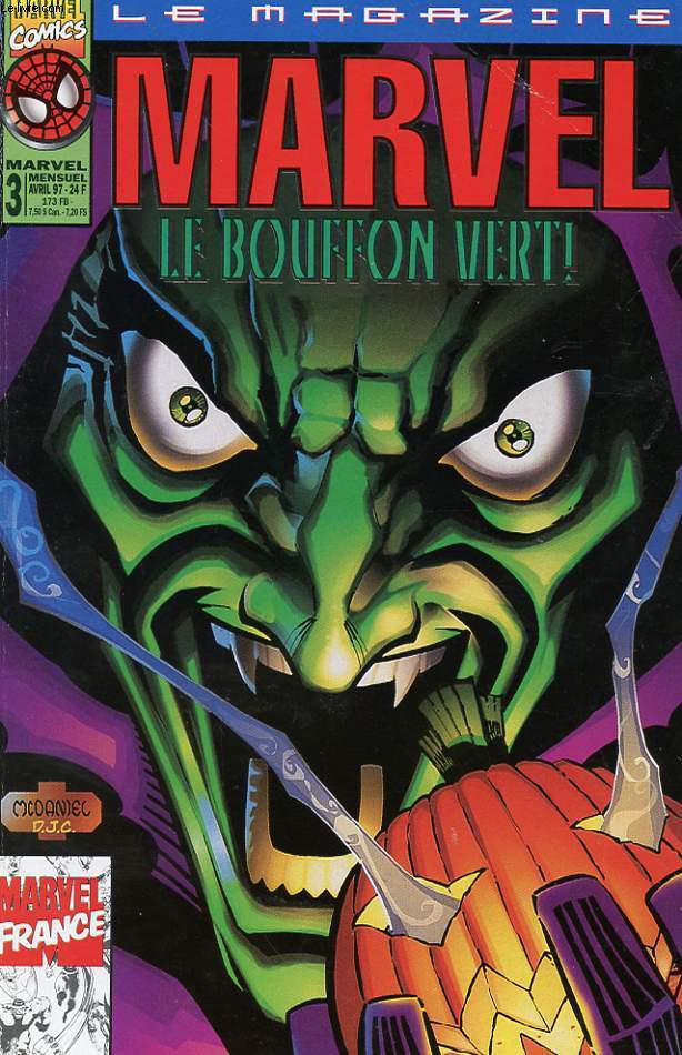 MARVEL LE MAGAZINE. N3. LE BOUFFON VERT!
