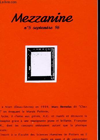 MEZZANINE N5. SEPTEMBRE 96
