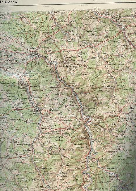 CARTE DE FRANCE ET DES FRONTIERES A 1/200 000. TYPE 1912. N26 TROYES