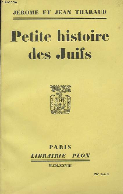 PETITE HISTOIRE DES JUIFS