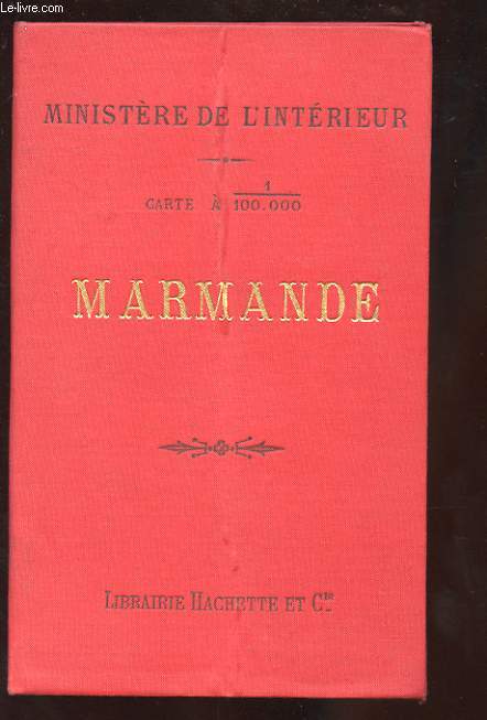 MARMANDE. CARTE A 1/100.000 FEUILLE XII-31.
