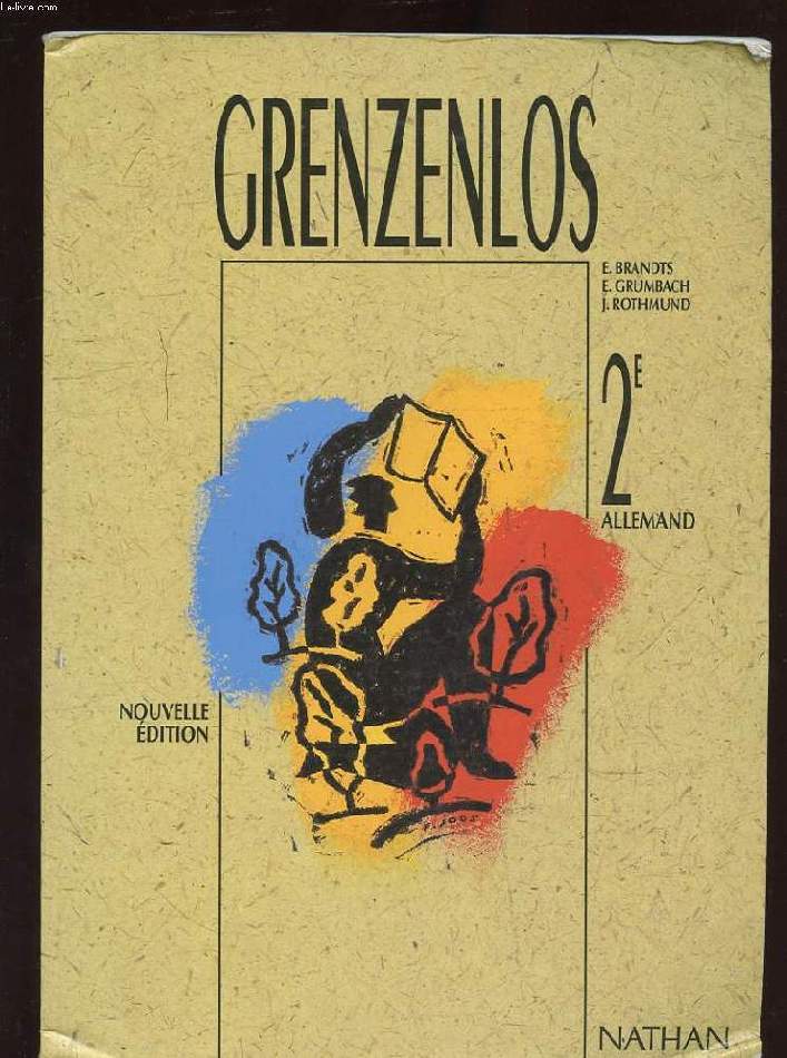 GRENZENLOS. 2E ALLEMAND. NOUVELLE EDITION