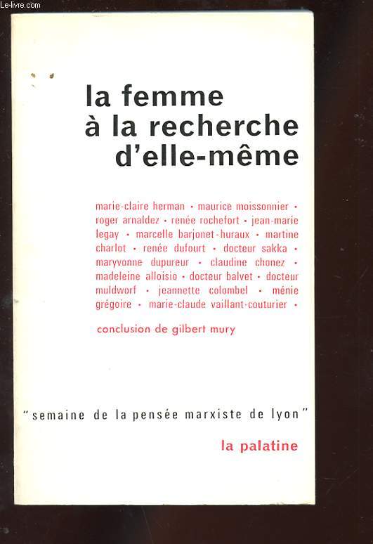 LA FEMME A LA RECHERCHE D'ELLE-MEME
