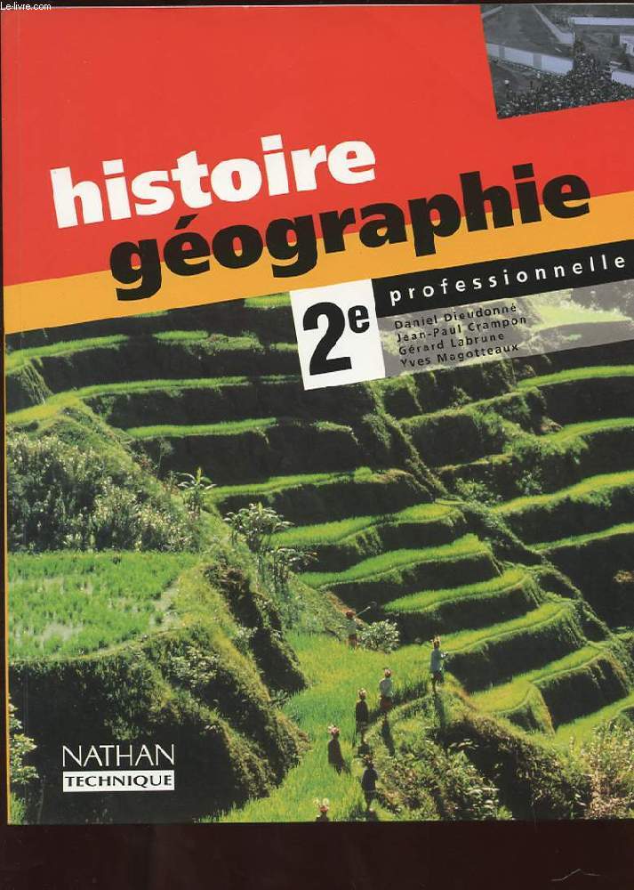 HISTOIRE GEOGRAPHIE. 2e PROFESSIONNELLE