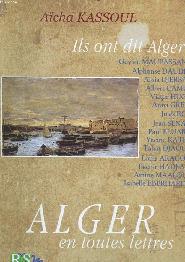 ALGER EN TOUTES LETTRES