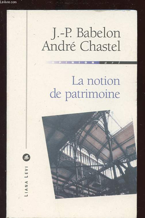 LA NOTION DE PATRIMOINE