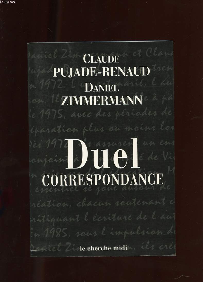 DUEL. CORRESPONDANCE