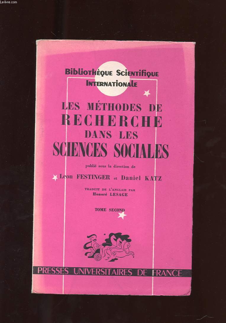 LES METHODES DE RECHERCHES DANS LES SCIENCES SOCIALES. TOME 2