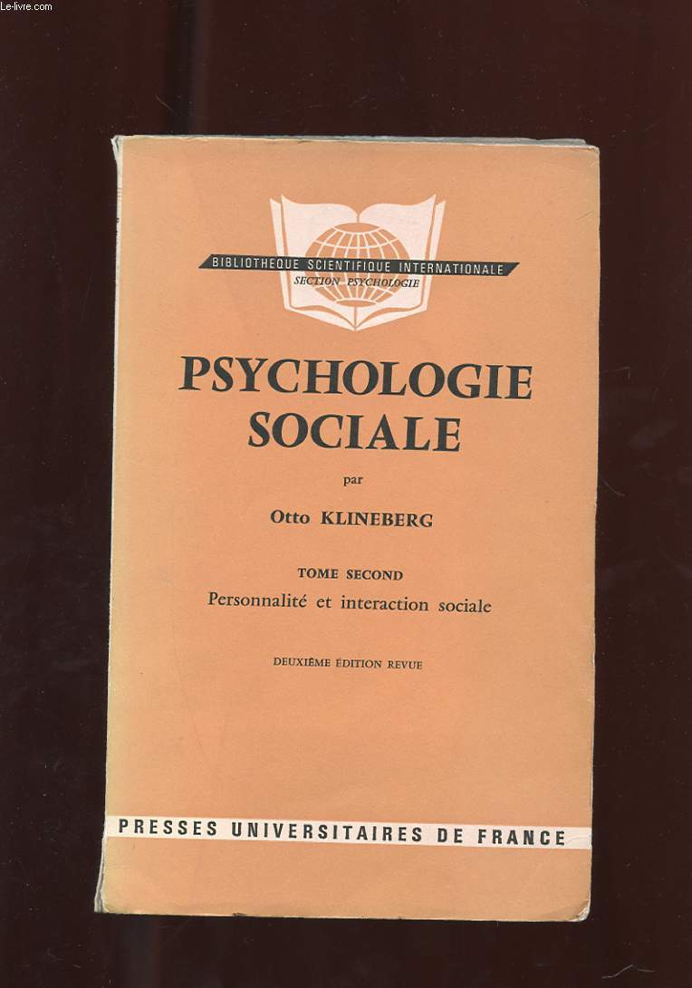 PSYCHOLOGIE SOCIALE. TOME 2. PERSONNALITE ET INTERACTION SOCIALE