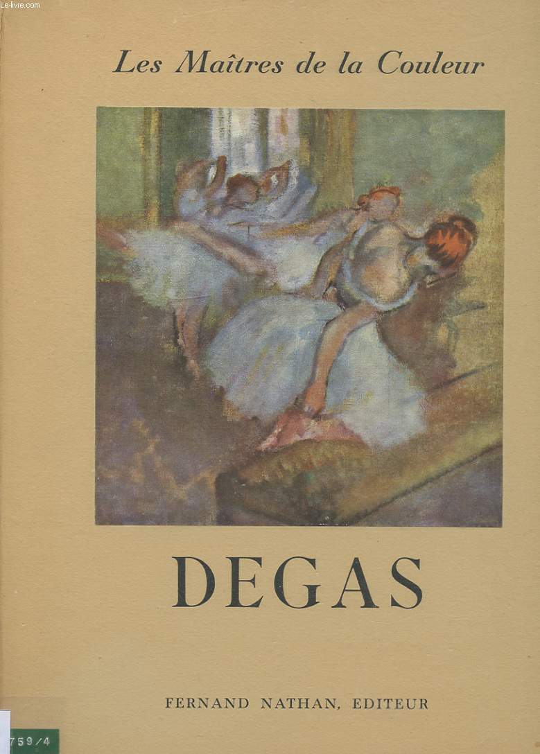 LES MAITRES DE LA COULEUR. DEGAS