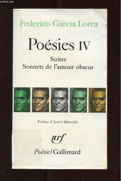 POESIES IV. SUITES. SONNETS DE L'AMOUR OBSCUR
