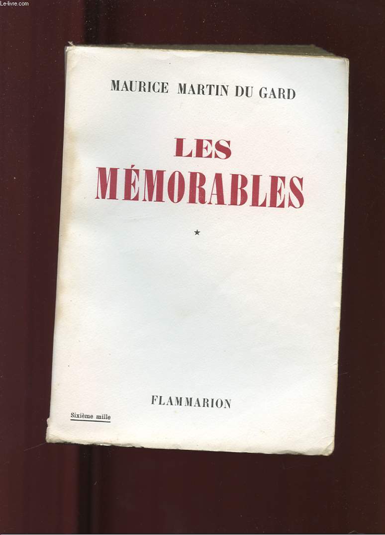 LES MEMORABLES ( 1918-1923 ). TOME 1
