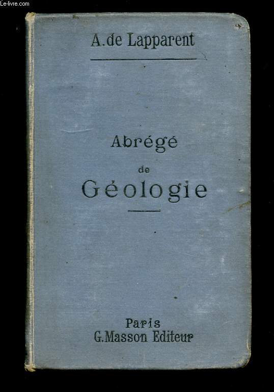 ABREGE DE GEOLOGIE