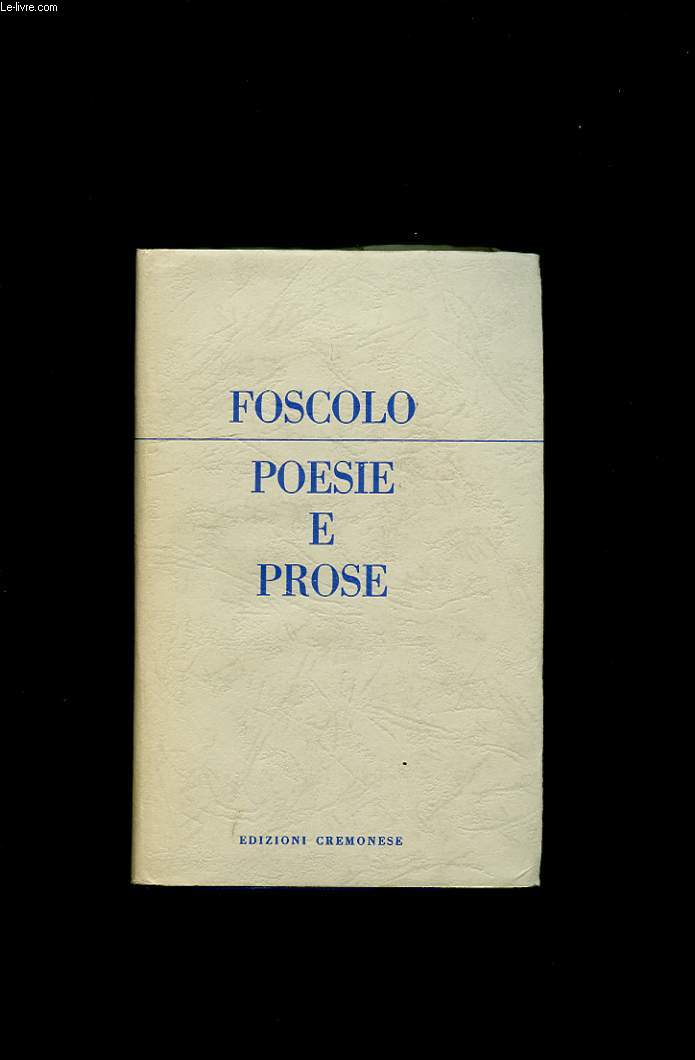 POESIE E PROSE