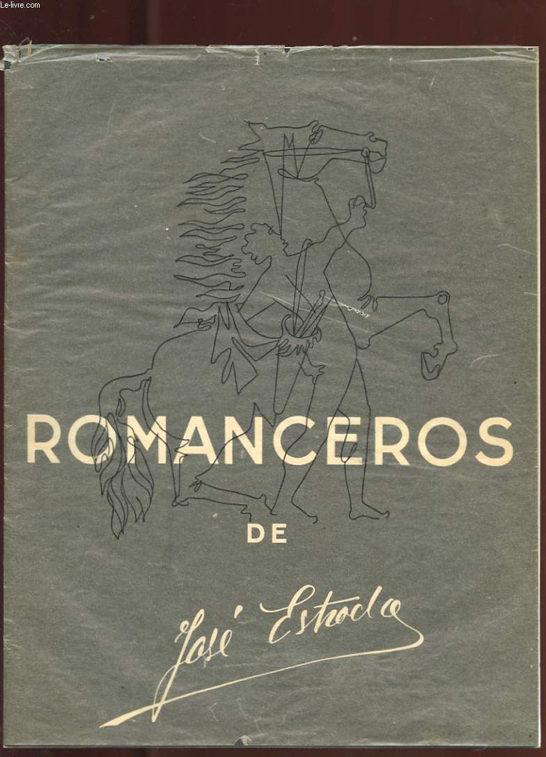 PROGRAMME. THEATRE MARIGNY. LES ROMANCEROS DE JOSE ESTRODA