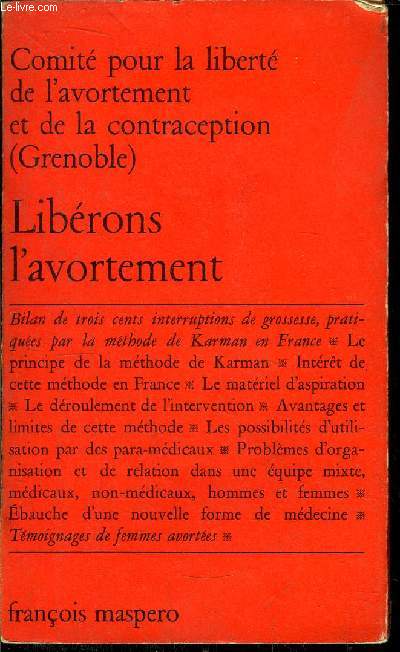 LIBERONS L'AVORTEMENT