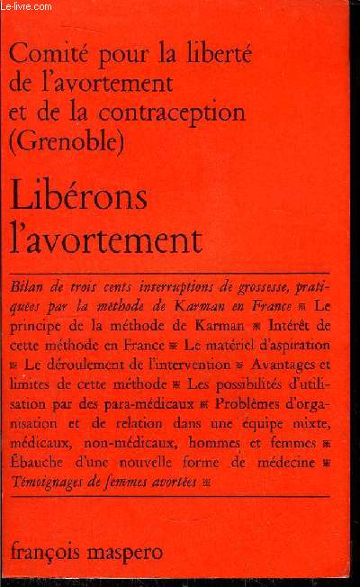 LIBERONS L'AVORTEMENT