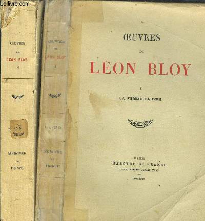 OEUVRES DE LEON BLOY / TOME I+II / LA FEMME PAUVRE - LE DESEPERE