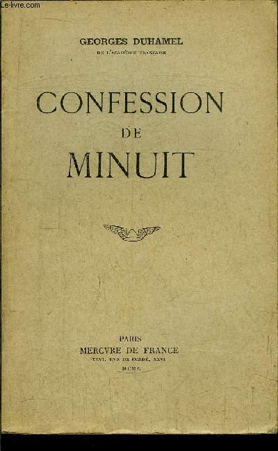 CONFESSION DE MINUIT