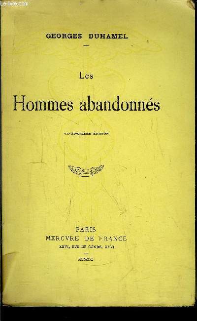 LES HOMMES ABANDONNES